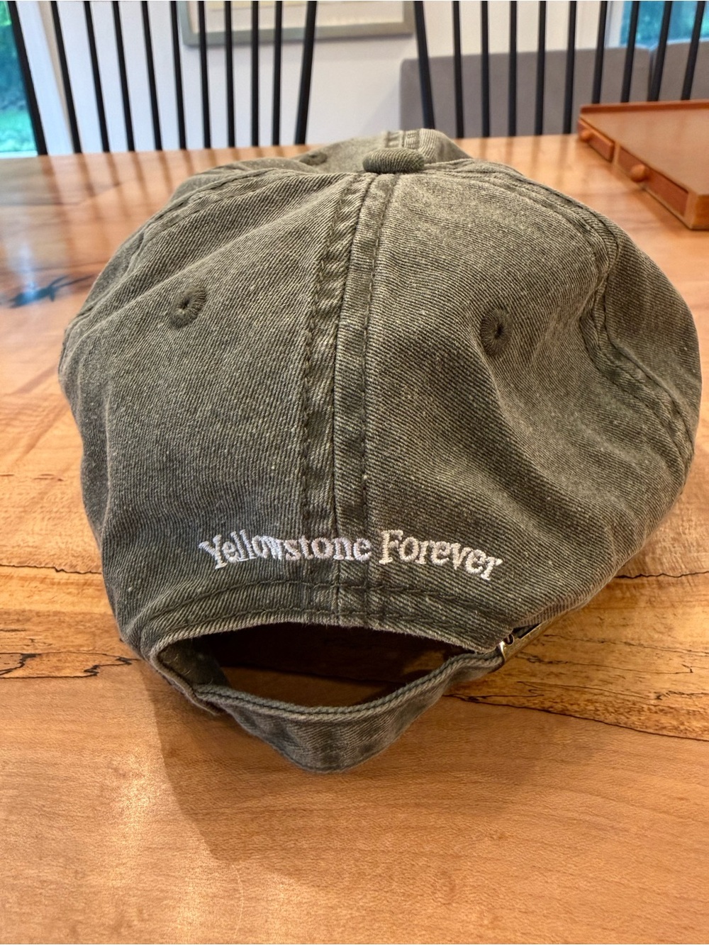 Yellowstone Forever grizzly bear baseball cap - Picture 2 of 3